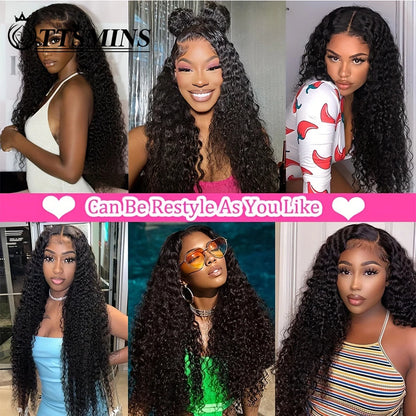 Lace front wig 28 inch Curly human hair