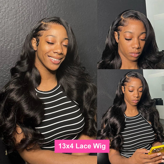 30 inch glueless human hair wig