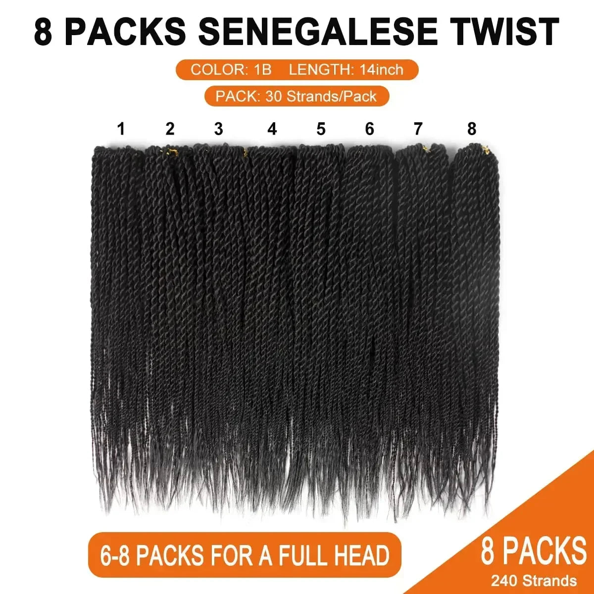 Seneglese twists crochet hair