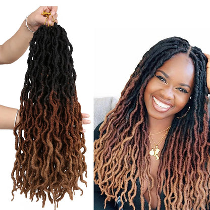 Crochet hair Faux Goddess Locs